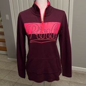 Pink by VS Mock Turtleneck Swearshirt